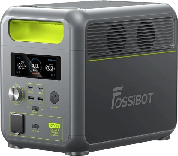 Solarna punionica FOSSIBOT FBP1200 1200 W zelena