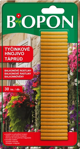 BOPON štapićasto gnojivo za balkonske biljke, 30 kom
