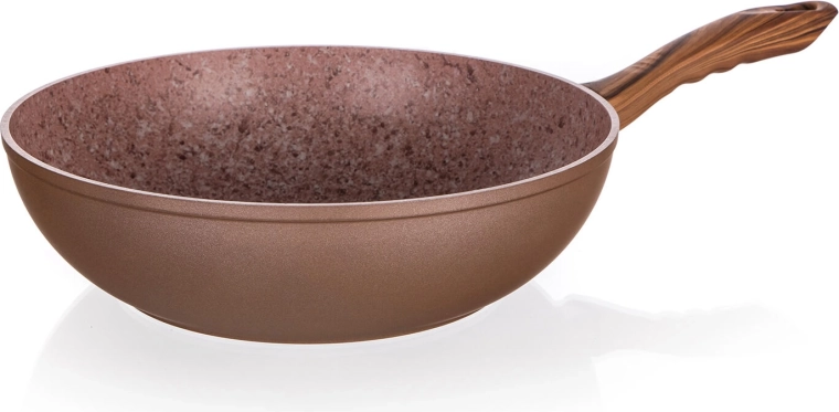Wok tava 28 cm s neljepljivom površinom Smart Stone Brick