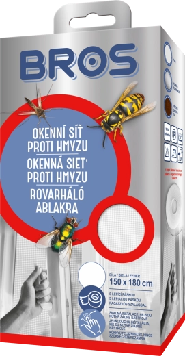 Prozorska mreža protiv insekata 150 × 180 cm, bijela