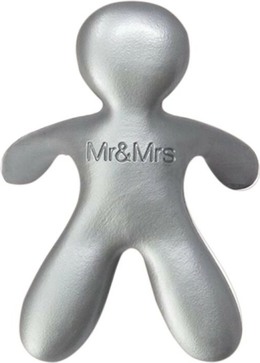 Miris za auto Mr & Mrs Fragrance Cesare Orange & Sandalwood – srebrna