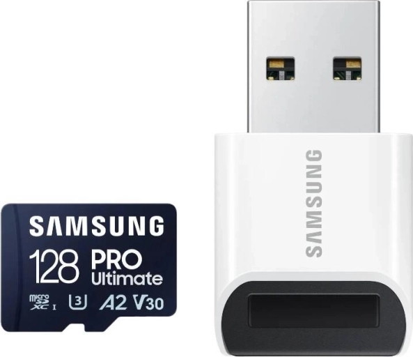 memorijska kartica samsung microsdxc pro ultimate 128 gb, 200 mb/s, uhs-i u3 v30 a2