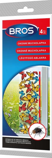 Prozorska ljepljiva traka za muhe BROS (4 kom)