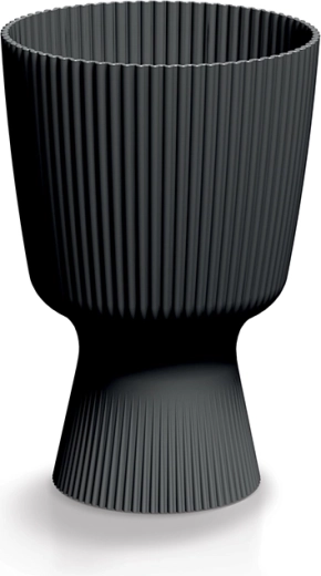 Saksija Milly Round 14,6 cm ugljena