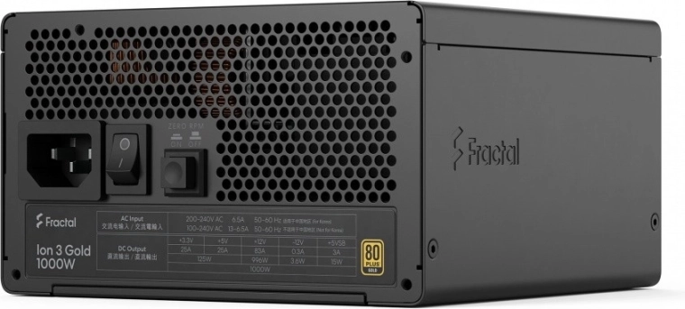 Fractal Design Ion 3 Gold 1000 W 80 Plus Gold – potpuno modularno napajanje