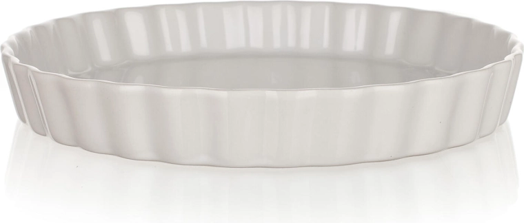 Okrugla zapekačnica Culinaria bijela 28,5 cm