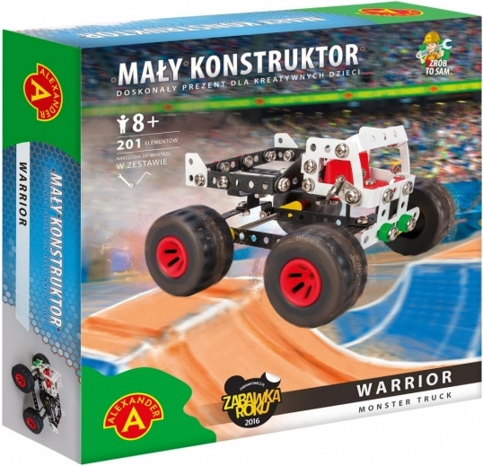 Konstrukcijska slagalica Little Constructor monster truck-ratnik