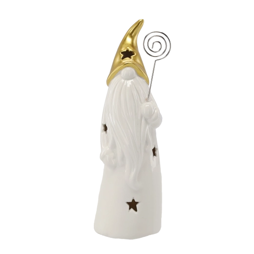 Keramička figurica čarobnjaka s LED osvjetljenjem 22 cm