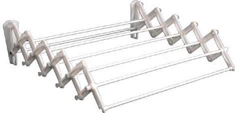 Harmonika sušilo za rublje Praktik 60 cm, bijelo