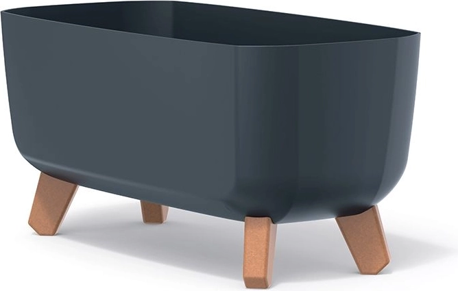 Žardinijera s nožicama Gracia Case 39 cm antracit