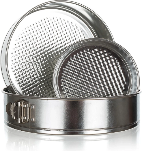 Set opružnih kalupa za torte FANTASIA 16/24/28 cm, pocinčani metal