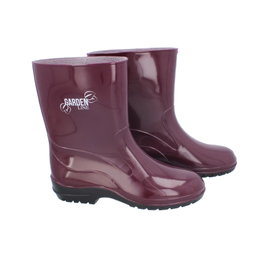 Ženske PVC čizme za kišu, bordo, vel. 41