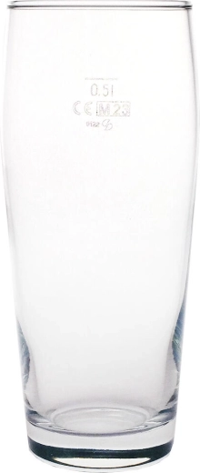 Čaša Willi 500 ml s mjernom oznakom, prozirna
