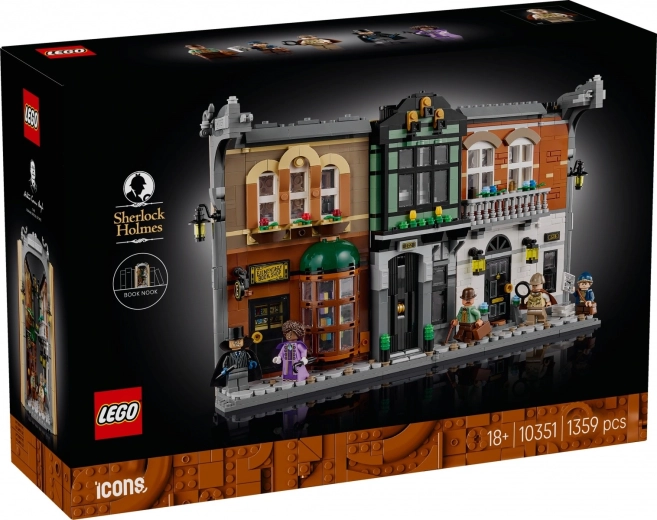 Lego Icons Sherlock Holmes: knjižni uvučak (book nook)