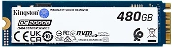 Kingston DC2000B 480 GB NVMe SSD M.2 PCIe 4.0 za poslužitelje
