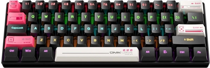 Gaming tipkovnica Onikuma G55 s 61 tipkom RGB (crna)