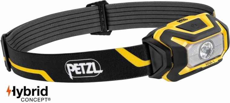 Čeona svjetiljka Petzl Aria 1 crno‑žuta