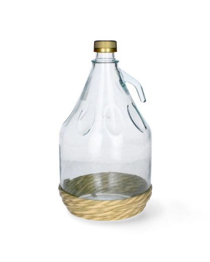 Demižon DAMA 3 l sa staklenom bocom i zaštitnim opletom