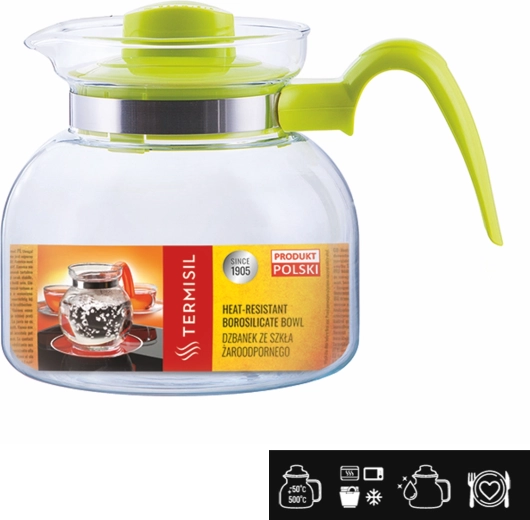 Vatrootporni stakleni vrč Termisil Maja 1,5 l