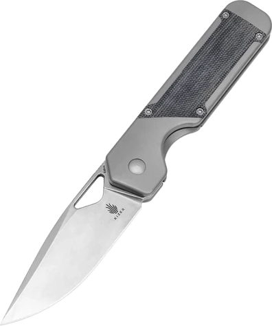 Kizer Militaw sklopivi džepni nož 8,5 cm, stonewash, titan i micarta