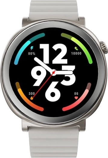 Pametni sat Aurora s AMOLED zaslonom i AI, srebrni