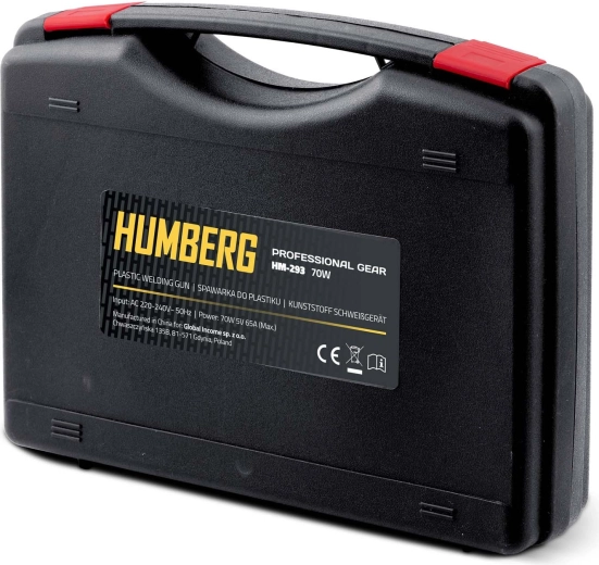 Praktičan set u čvrstom koferu