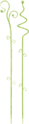 Potpora za orhideje Decor I, zelena transparentna, 58,5 cm