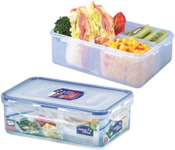 Posuda za hranu LOCKnLOCK, 3 pretinca, 1 l, zrakonepropusna i vodonepropusna