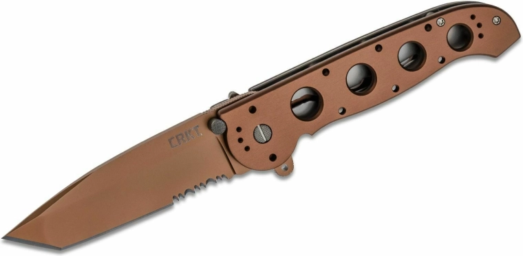 Džepni nož CRKT M16-14D Desert Tanto, smeđe eloksirani aluminij