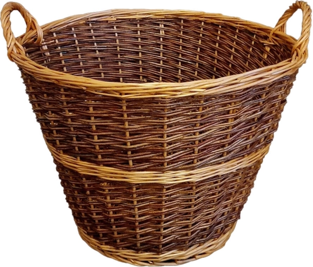 Koš za travu od neoljuštene vrbove šibe, promjer 60 cm
