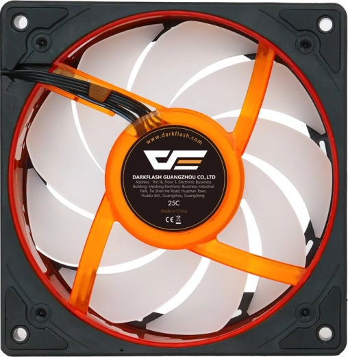 Hlađeni ventilator darkFlash DE8 120 mm ARGB (crni)