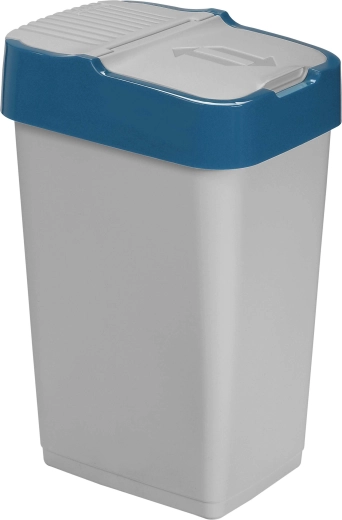 Plastična kanta za otpad 60 l s poklopcem, 40 × 33 × 67 cm