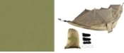 Turistička viseća mreža RANGER s mrežom protiv komaraca, olive