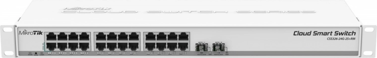 MikroTik Cloud Smart Switch 24 priključaka s 2 SFP+