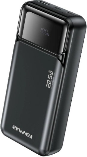 Powerbank AWEI 20000 mAh 22,5 W PD s 2 USB-C
