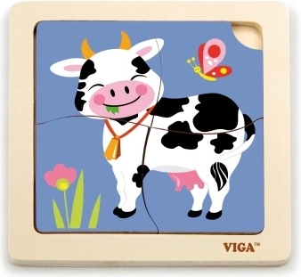 Drvene puzzle kravić Viga