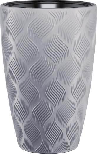 Lončanica FLOW Slim 40 cm platina s umetkom