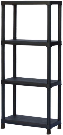 Plastični regal 600 × 300 × 1330 mm, 4 police