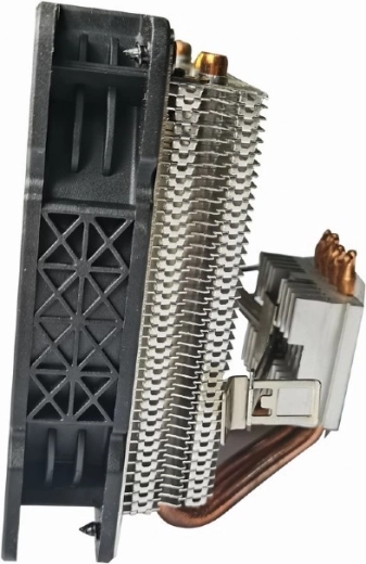 Učinkovit hladnjak s heatpipe cijevima za odvod topline