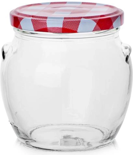 Staklenka za zimnicu s poklopcem TORO Amfora 520 ml