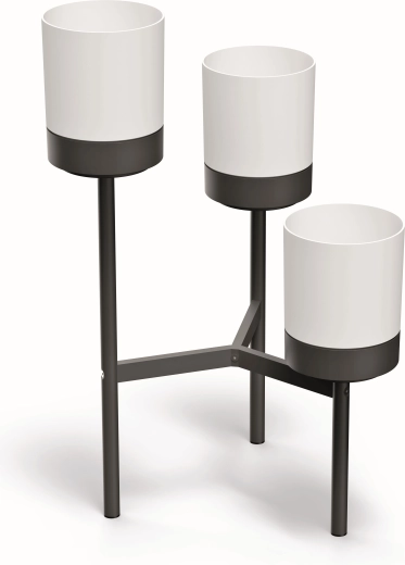 Stalak za cvijeće Bloomie Stand, bijeli, 54 cm