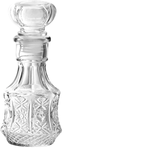 Staklena karafa 250 ml sa čepom