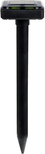 Solarni odvraćivač krtica i glodavaca s vibracijama, crno‑zeleni