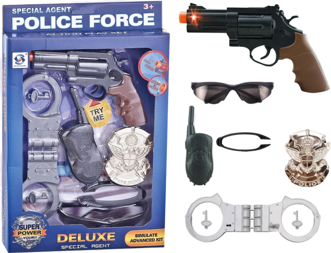 Policijski pištolj s opremom – set 6 kom