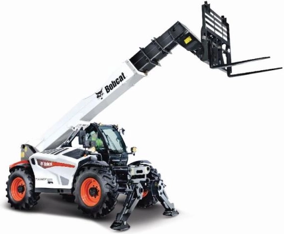 Metalni model BBURAGO 1:50 BOBCAT T40.180SLP teleskopski rukovatelj s vilicama