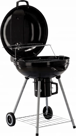 Veliki kromirani rešetka i zagrijavajuća polica