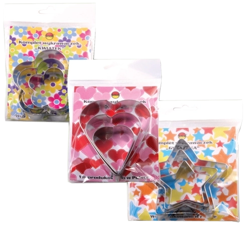 Set kalupa za kolačiće s proljetnim motivima Mondex, čelik