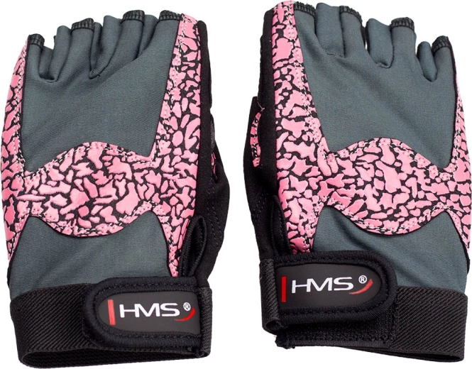 Ženske fitness rukavice HMS RST03 ružičaste