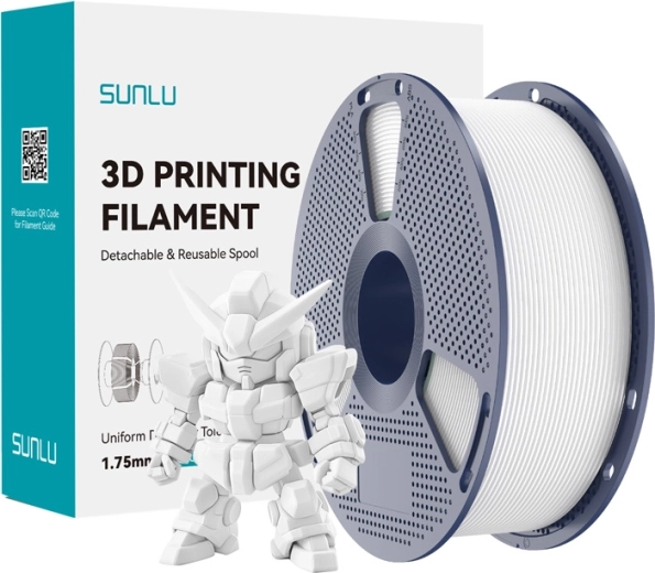 Sunlu PLA+ 2.0 filament 1,75 mm bijeli