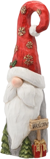Božićna figurica vilenjaka s božićnom kapom s LED, 66 cm